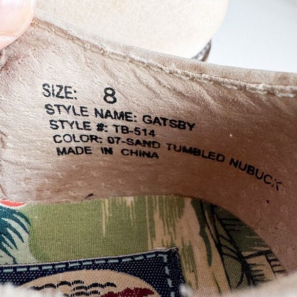 Tommy Bahama Gatsby Suede Canvas casual Loafers 8 - Picture 8 of 10